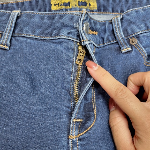 Lucky Brand Jeans Womens 12 Medium Wash Stretch Slim Fit Americana Classic Denim - Picture 6 of 12